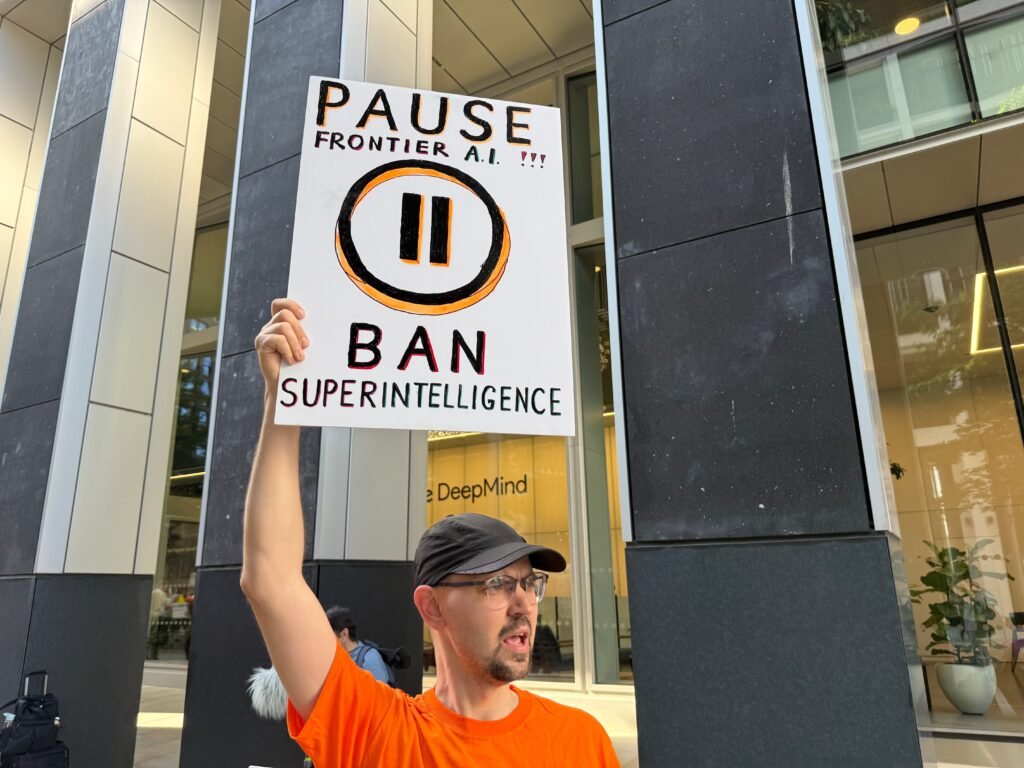 Protesters accuse Google of breaking its promises on AI safety: 'AI companies are less regulated than sandwich shops'