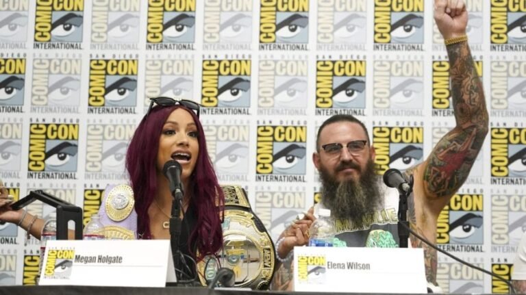 Wrestling star wears ‘Abolish ICE’ t-shirt to ring