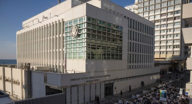 US embassy branch in Tel Aviv slightly damaged due to Iranian missiles