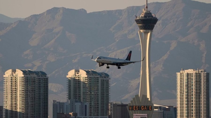 Flight diverted to Las Vegas over smoking engine