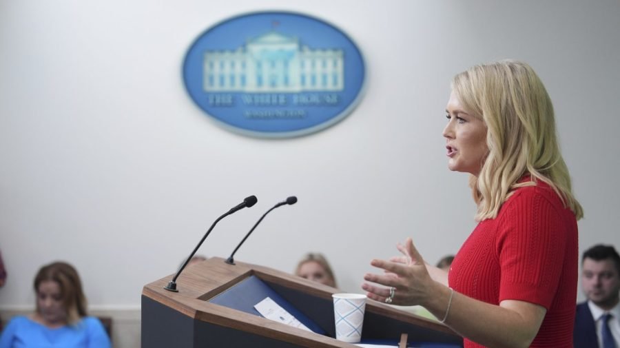 Watch live: White House holds briefing amid pressure over Trump tariffs, Ukraine peace talks