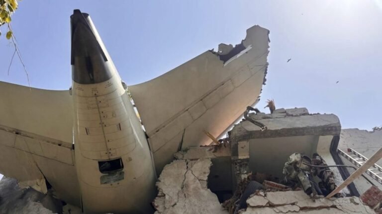Video shows Air India plane descending, moment of crash