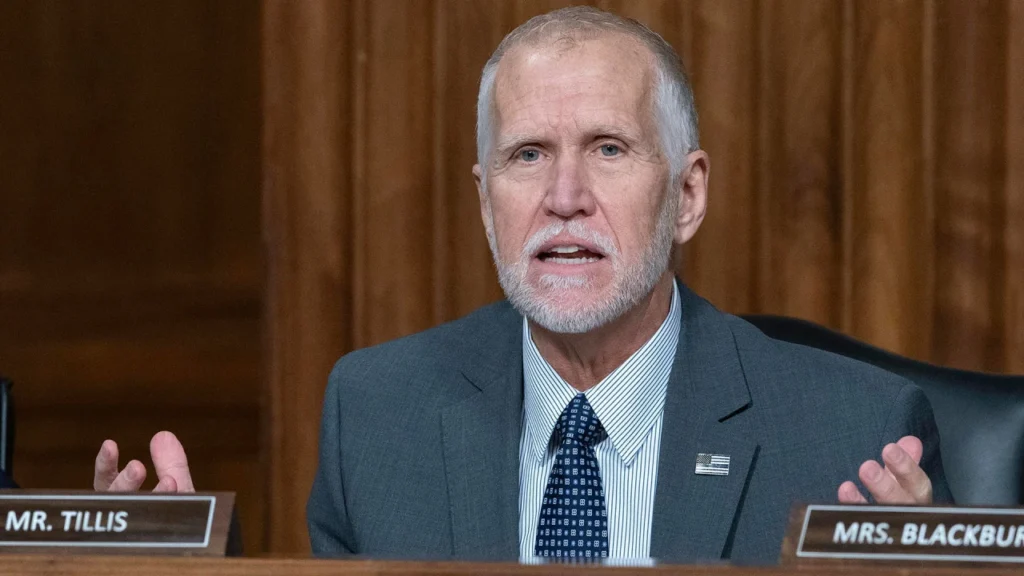 Republican Sen. Tillis of North Carolina announces he won’t run in 2026 after opposing Trump’s big bill