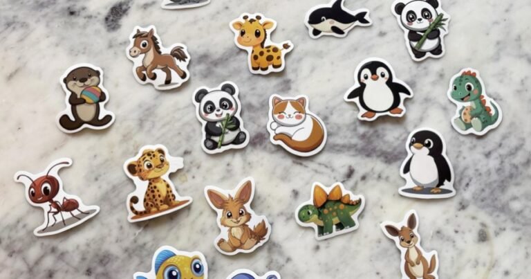 128 Adorable Vinyl Animal Stickers Only $2.99 on Amazon