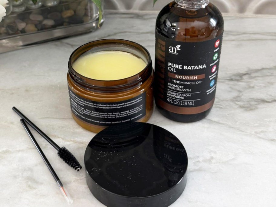 Artnaturals Batana Oil Hair Growth Kit Just $9.98 Shipped on Amazon | Apply to Hair, Brows, & Lashes