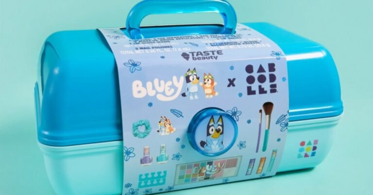 Bluey x Caboodles Makeup Organizer 12-Piece Set Just $24.98 on Walmart.com
