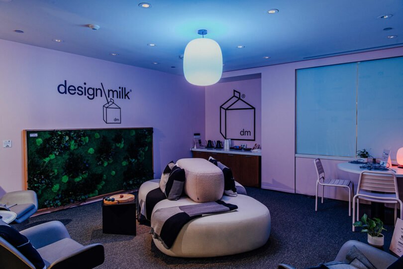 Design Milk Activates The Mart With a Designer Wellness Lounge