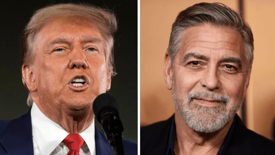 George Clooney: 'Everybody worries' about being targeted by Trump