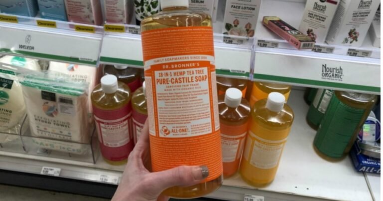 Dr. Bronner’s Pure Castile Soap 32oz Bottles Only $10.99 on Walgreens.com (Reg. $20)