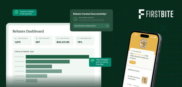 First Bite brings foodservice trade spending ‘out of the dark ages’ with digital rebates platform