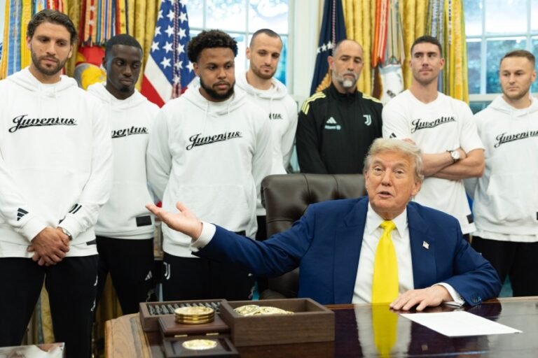 Juventus player: Oval Office moment with Trump 'a bit weird'