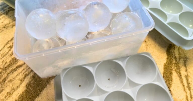 Large Round Ice Cube Trays w/ Bin & Tongs Only $6.49 on Amazon