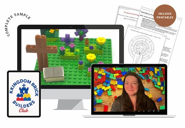 Free Sample Lesson and Printables from Kingdom Brick Builders Club