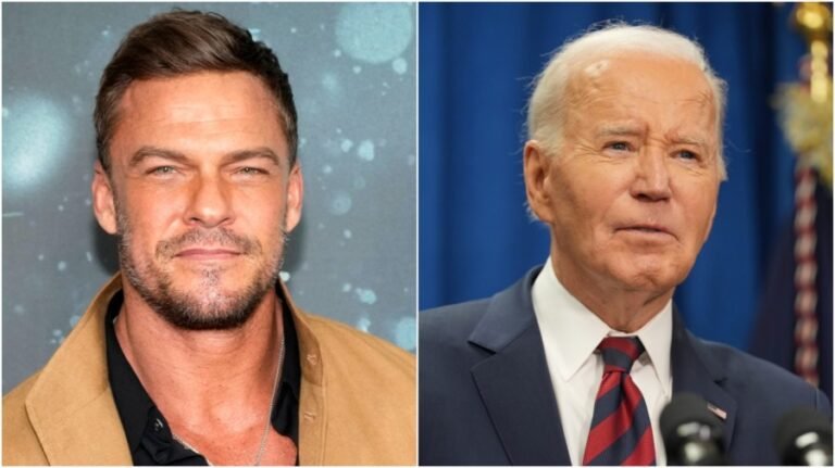 'Reacher' star details chance meeting with Biden on show's set