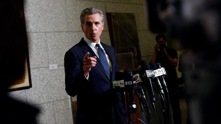 Newsom's stock rises after clash with Trump