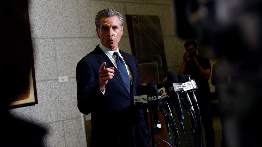 Newsom's stock rises after clash with Trump