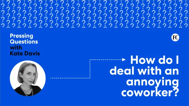 How do I deal with an annoying coworker?