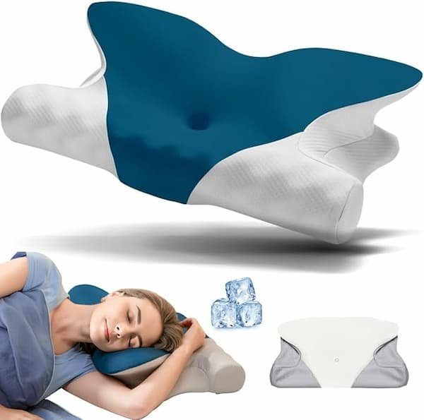 Renpho Dreamers Relief Neck Support Pillow and 2 Pillowcases only $18.97 (Reg. $50!)