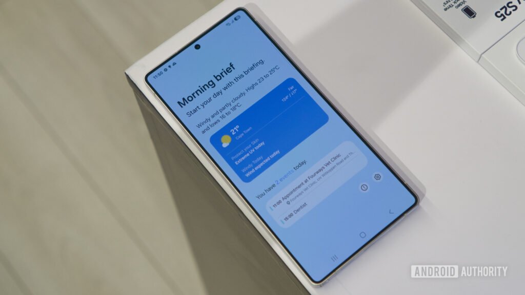Samsung Now Brief’s next feature is one for the hydro homies