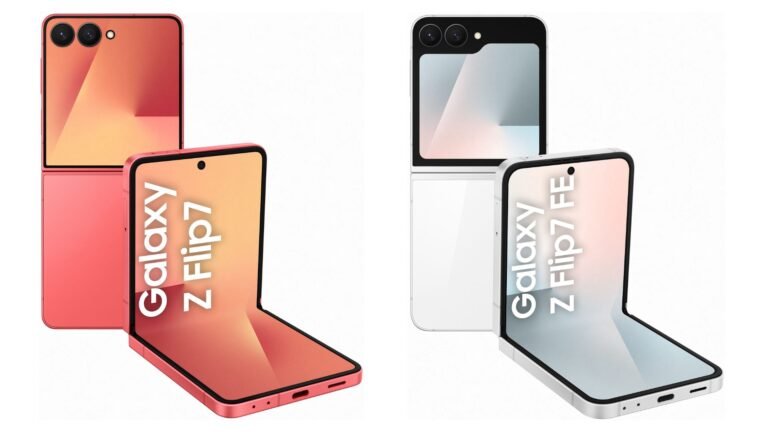 Official Samsung Galaxy Z Flip 7 & Flip 7 FE Renders Leak Again — in All Colors