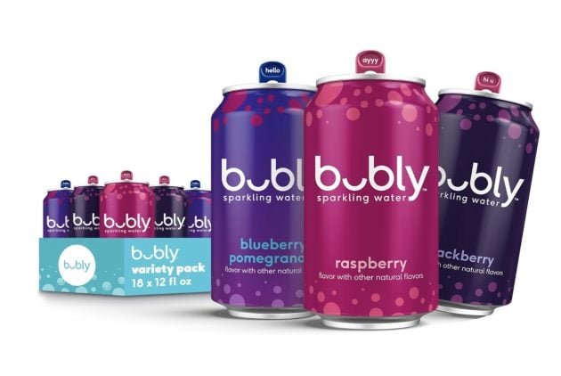 Bubly Sparkling Water Variety Pack 18-Count only $6.75 shipped!