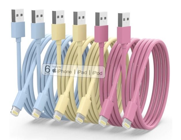 *HOT* iPhone Chargers (6 pack) only $3.98!