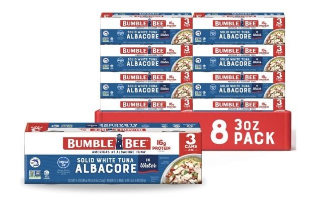 Bumble Bee Solid White Albacore Tuna, 24 cans only $17.33 shipped!