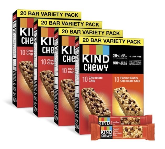 KIND Granola Chewy Bars, Variety Pack, 80 count only $18.97 shipped!