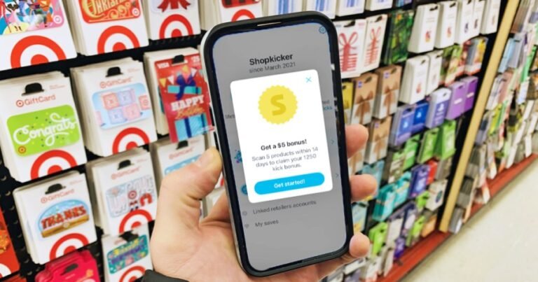Get a FREE $5 Gift Card with ShopKick (New & Existing Users) – Target, Amazon, & Walmart!