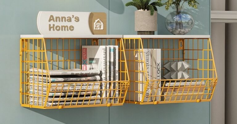 Wire Storage Basket 2-Pack Only $14.99 on Amazon | Great for Kitchens, Offices, Bathrooms & More!