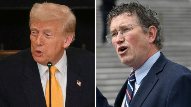 Trump says MAGA should drop 'pathetic loser' Massie after pushback on US strikes