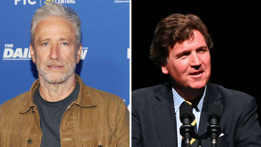 Jon Stewart backs Tucker Carlson on Iran: ‘You tell him, brother’