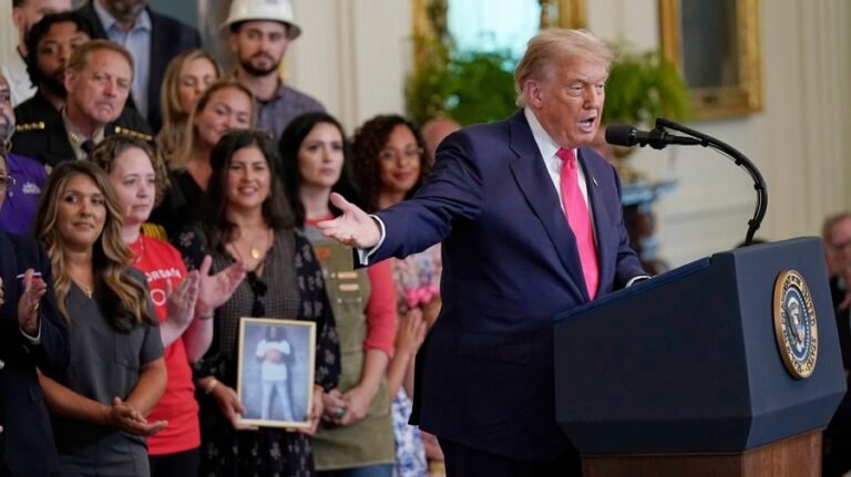 Trump presses Senate to quickly deliver budget bill