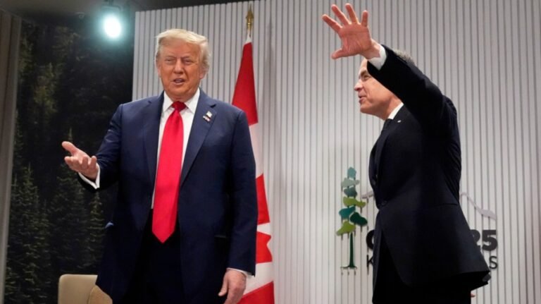 Trump, G7 huddle amid international tensions