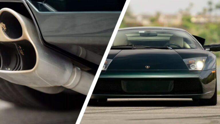 Is This Lamborghini Murcielago’s Exhaust The Weirdest Ever?