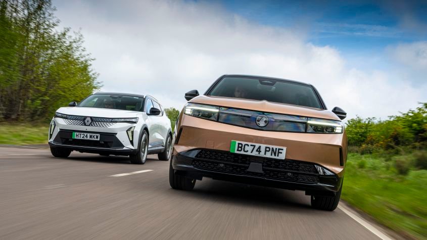 Vauxhall Grandland Electric and Renault Scenic E-Tech - pictures