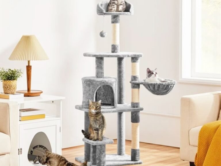 Multi-Level Cat Trees from $44.99 Shipped on Amazon (Regularly $84)
