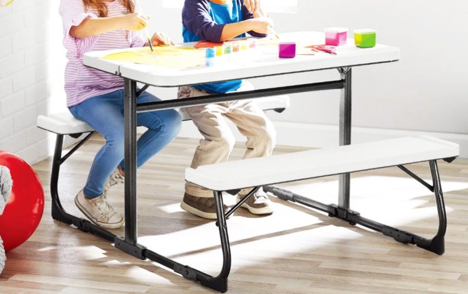 Folding Kids Picnic Table Only $44.88 Shipped on Walmart.com – Perfect for Crafts!