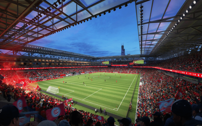 Related Midwest, Chicago Fire Detail Stadium Plans at The 78