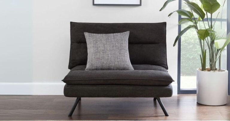 Mainstays Pillow Lounge Chair Only $87 Shipped on Walmart.com (Converts to a Bed!)