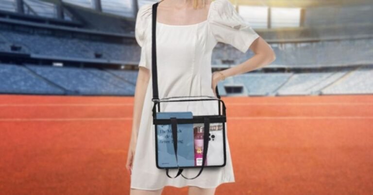 Clear Stadium Tote Only $5.98 on Amazon | Perfect for Concerts, Sporting Events & More