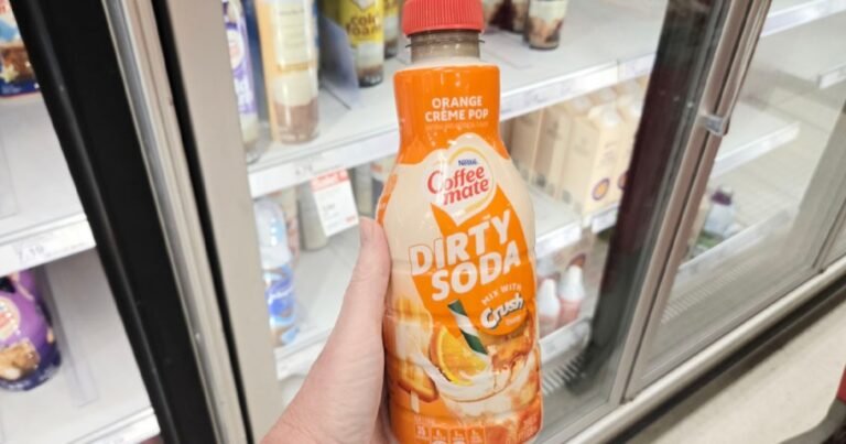 NEW Coffee Mate Orange Crush Dirty Soda Creamer Only $3.99 at Target