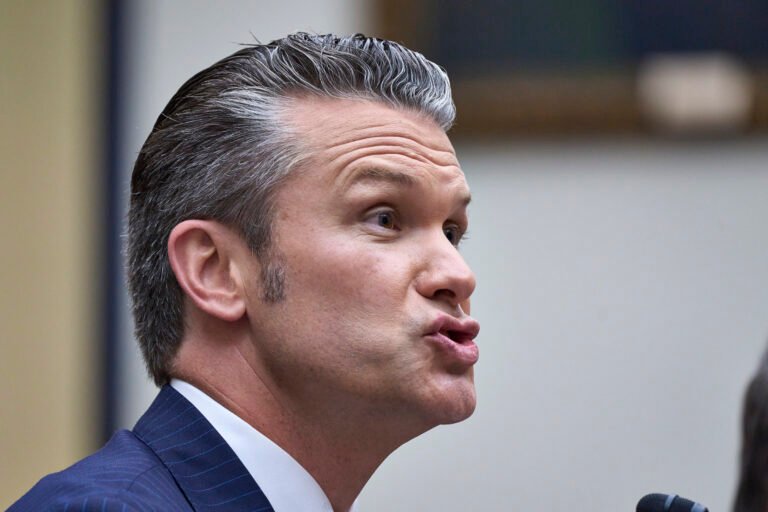 Hegseth won’t commit to obeying courts on Marines in Los Angeles