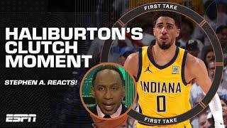 Stephen A. says 'Haliburton is one of the most CLUTCH players of the postseason era'