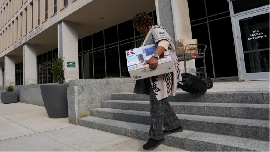 The Department of Education is paying us not to work. We would rather be working.
