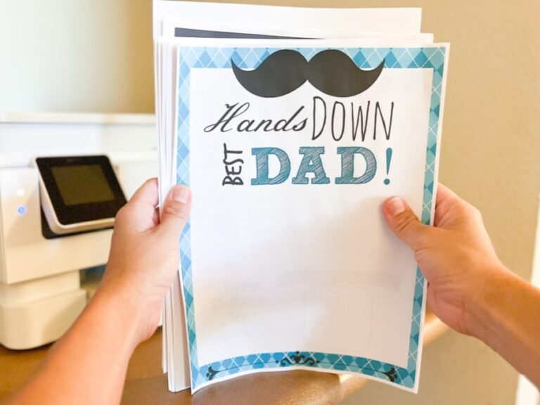 FREE & Cute! Last-Minute Father’s Day Printables You’ll Love to Gift