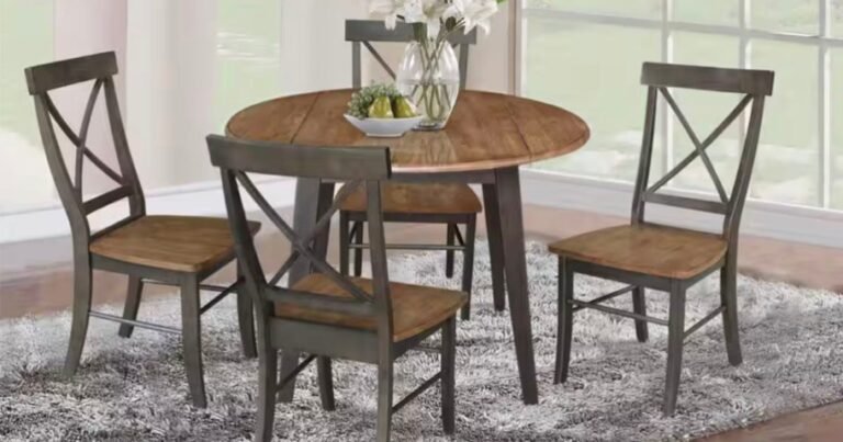 Up to 50% Off Home Depot Dining Furniture | 5-Piece Dining Table w/ Leaf Only $364 Shipped