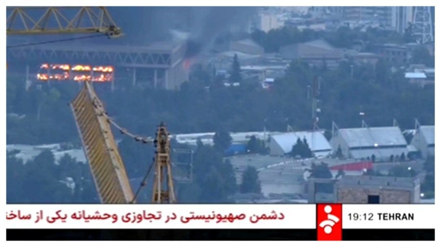 Israel strikes Iranian state TV studio during live broadcast