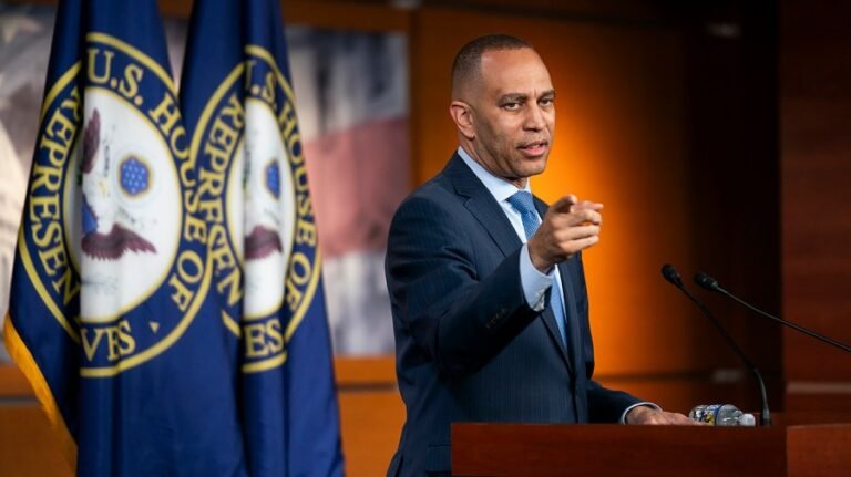 Watch: Jeffries gives remarks on US strikes in Iran