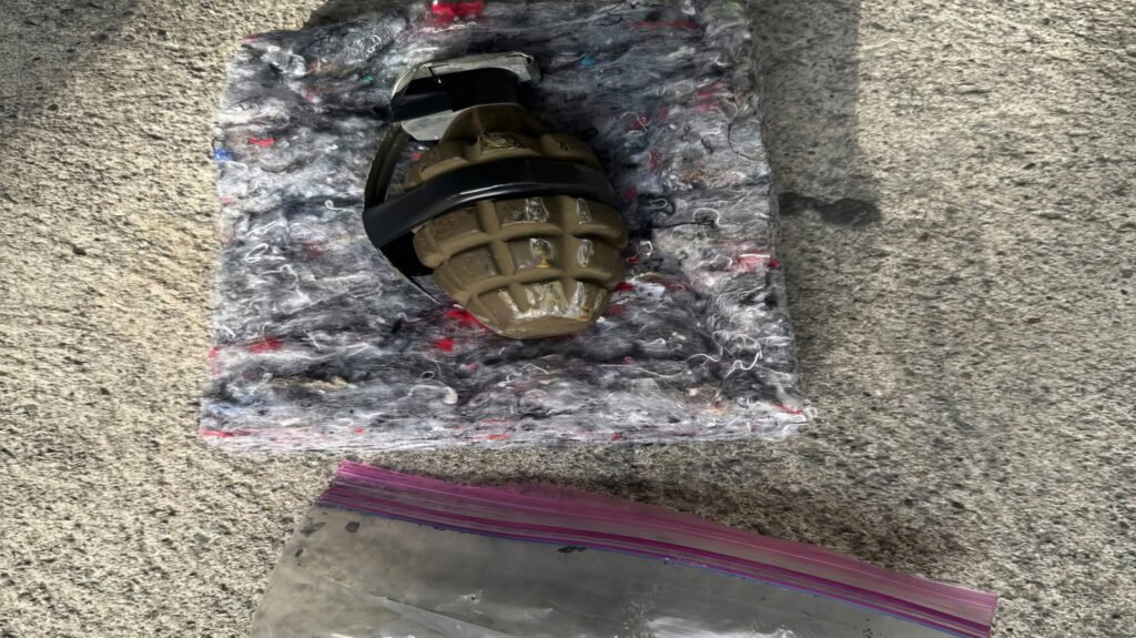 Fleeing Driver Lobs Live Grenade During Police Chase